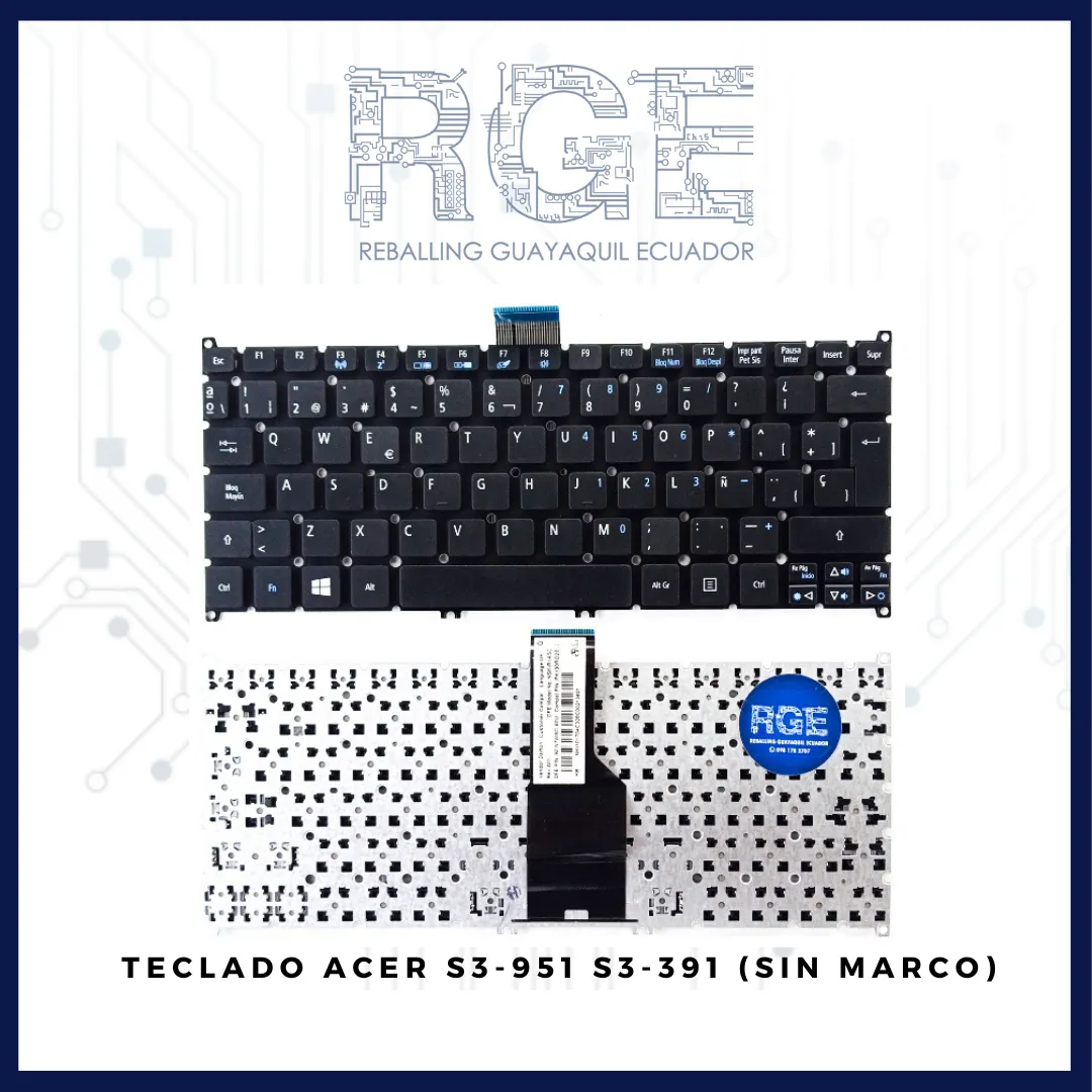 TECLADO ACER S3-951 S3-391 V5-171 V5-121 V5-131