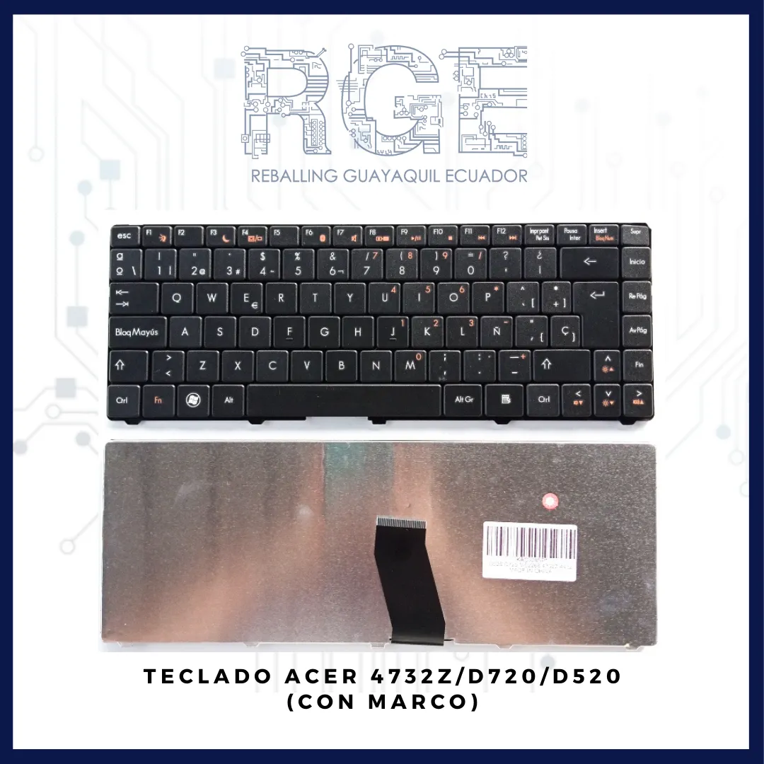 TECLADO ACER EMACHINES 4732Z, D720, D520