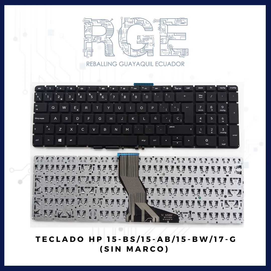 TECLADO HP 15-BS/15-AB/15-BW/17-G
