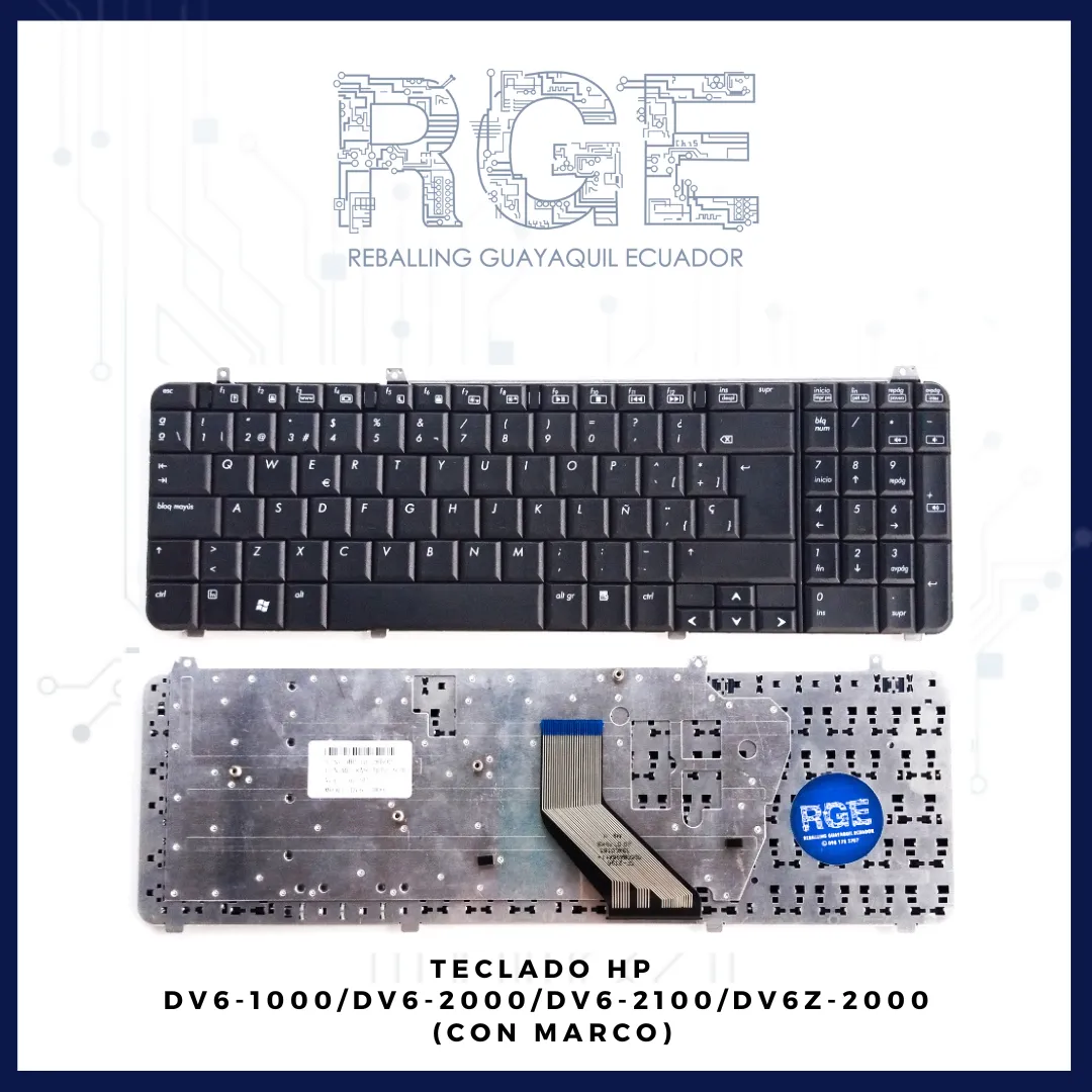 TECLADO HP DV6-1000/ DV6-2000/DV6-2100/DV6Z-2000/DV6T-2300/DV6-1245DX