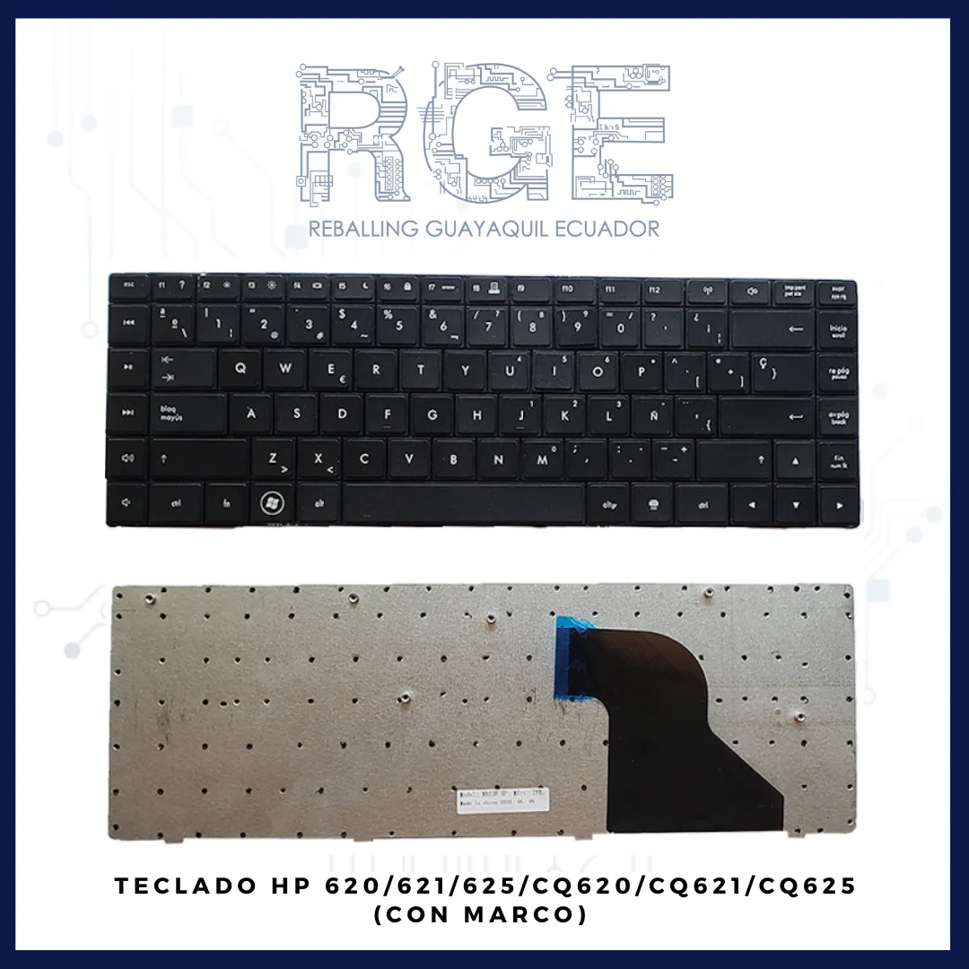 TECLADO PARA LAPTOP HP 620/621/625/CQ620/CQ621/CQ625, ESPAÑOL