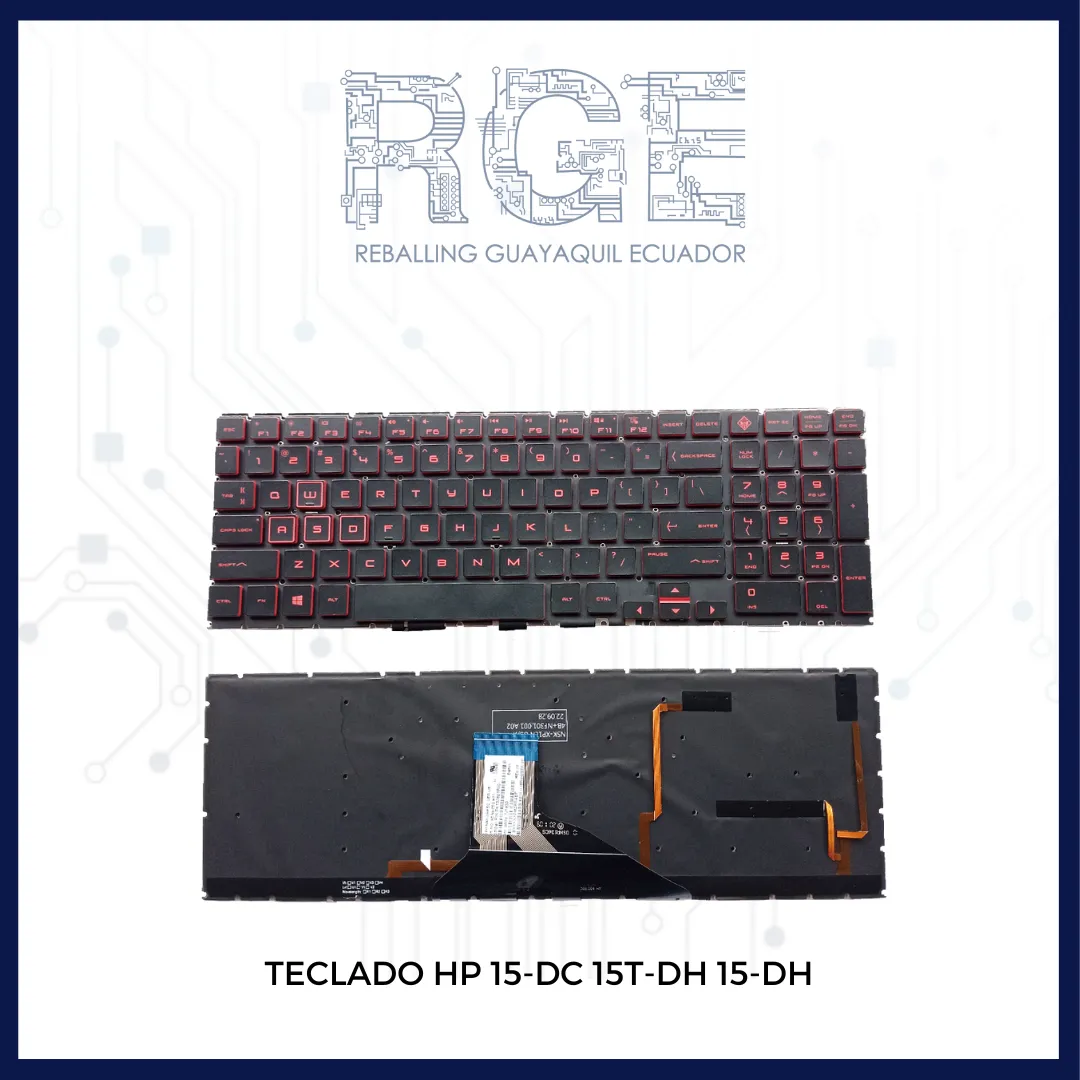 TECLADO HP OMEN 15-DC 15T-DH 15-DH