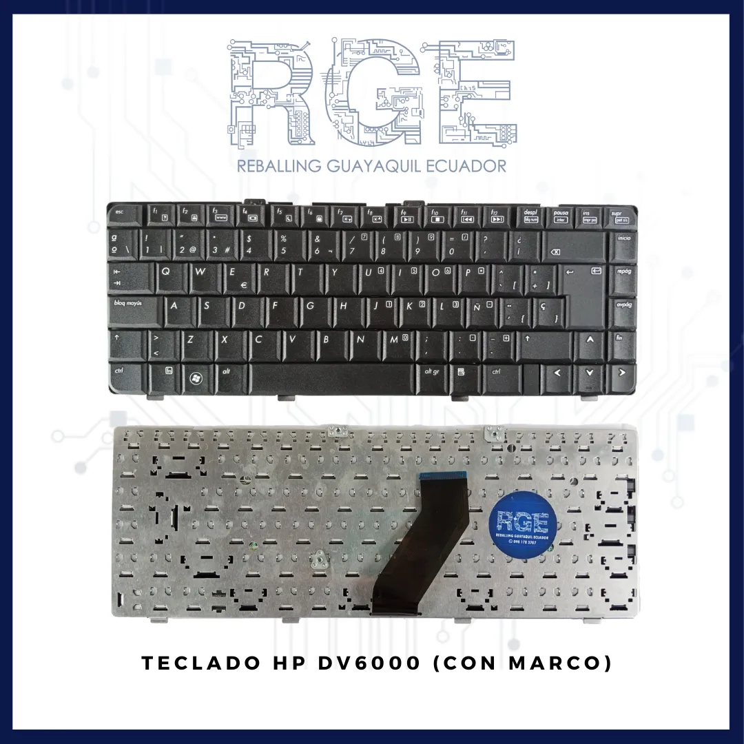 TECLADO HP DV6000/DV6600/DV6700(CON MARCO)