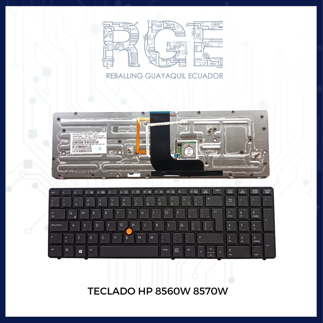 TECLADO HP 8560W, 8570W, 8760W, 8770W