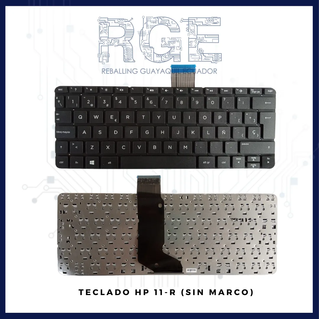 TECLADO HP 11-R 11-G 11-P 11-R002LA S/M ESPAÑOL NEGRO