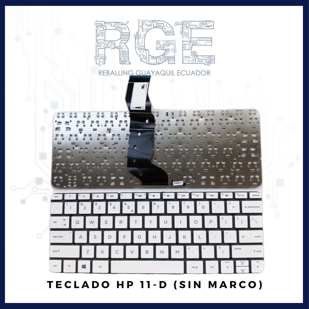 TECLADO HP STREAM 11-D/ 11-R, INGLES BLANCO