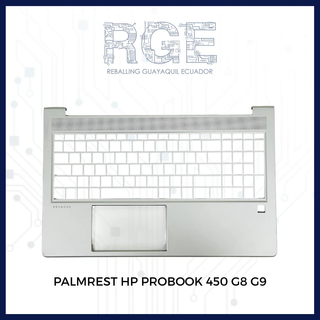 CARCASA PALMREST HP PROBOOK 450 G8 G9 / COVER COLOR PLATEADO 