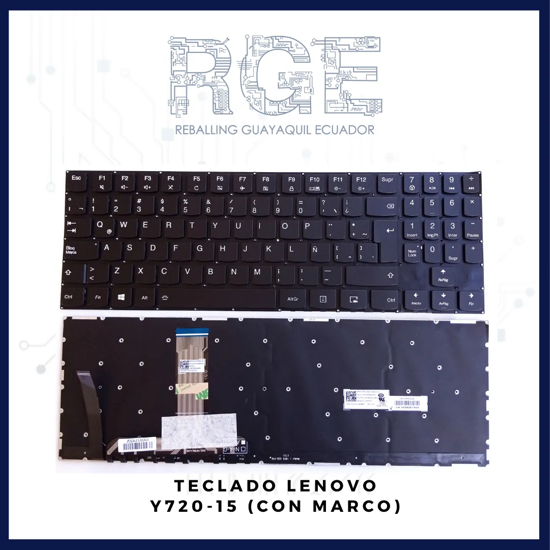 TECLADO LENOVO Y720-15/Y520-15