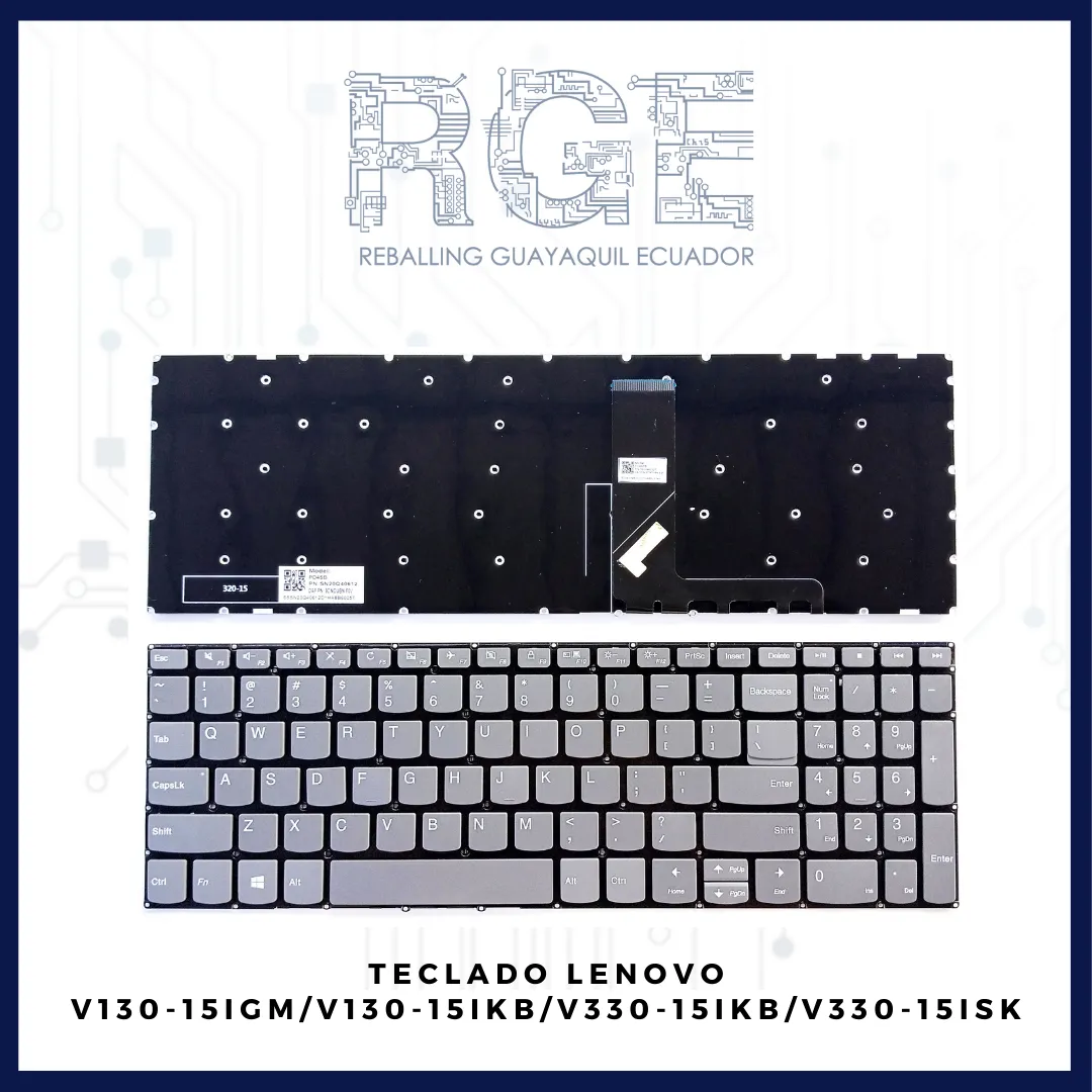 TECLADO LENOVO V130-15IGM/V130-15IKB/V330-15IKB/V330-15ISK