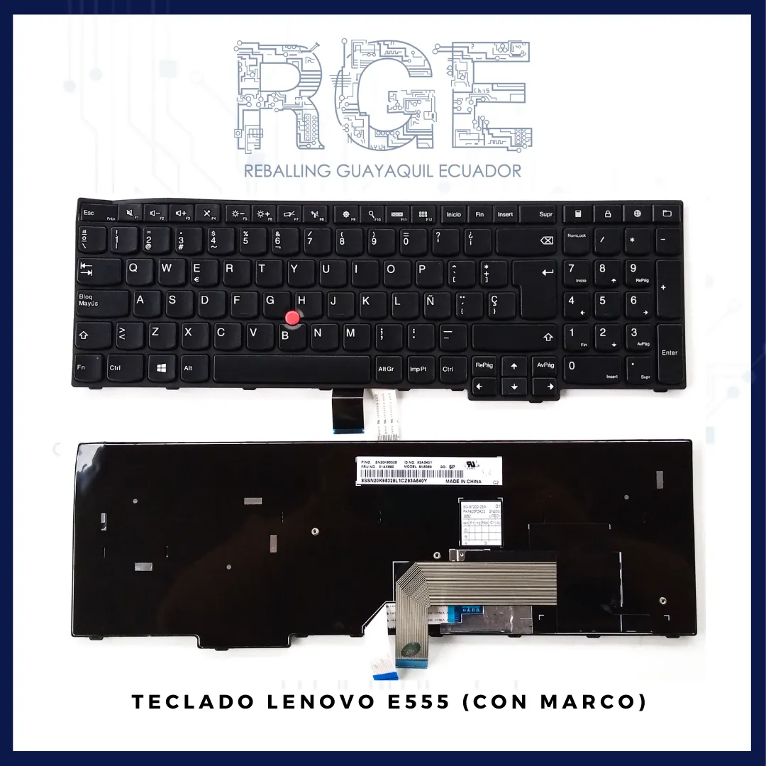 LENOVO THINKPAD E550C / E555 / E560 / E565 / CON MOUSE ORIGINAL, EN ESPAÑOL (CON MARCO)