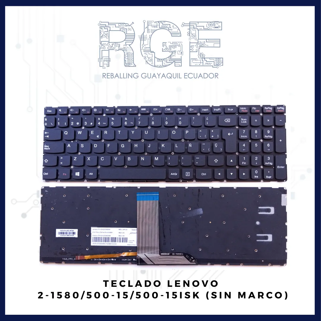 Teclado LENOVO 2-1580, 500-15, 500-15ISK