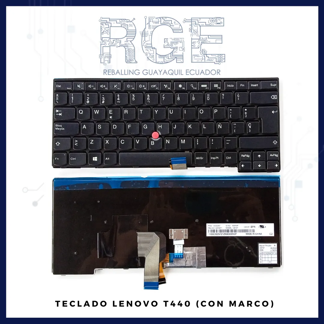 LENOVO THINKPAD T431S / T440S / CS13T / T440P ORIGINAL, EN ESPAÑOL (CON MARCO)