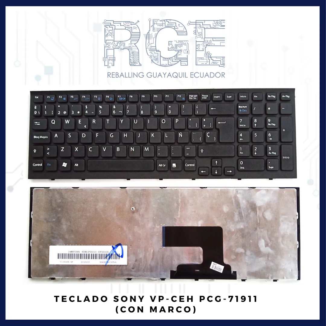 TECLADO SONY VP-CEH , PCG-71911