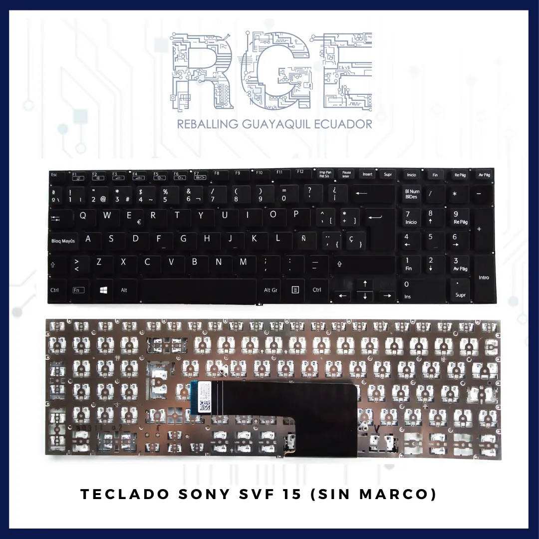 TECLADO SONY SVF 15 (SIN MARCO)