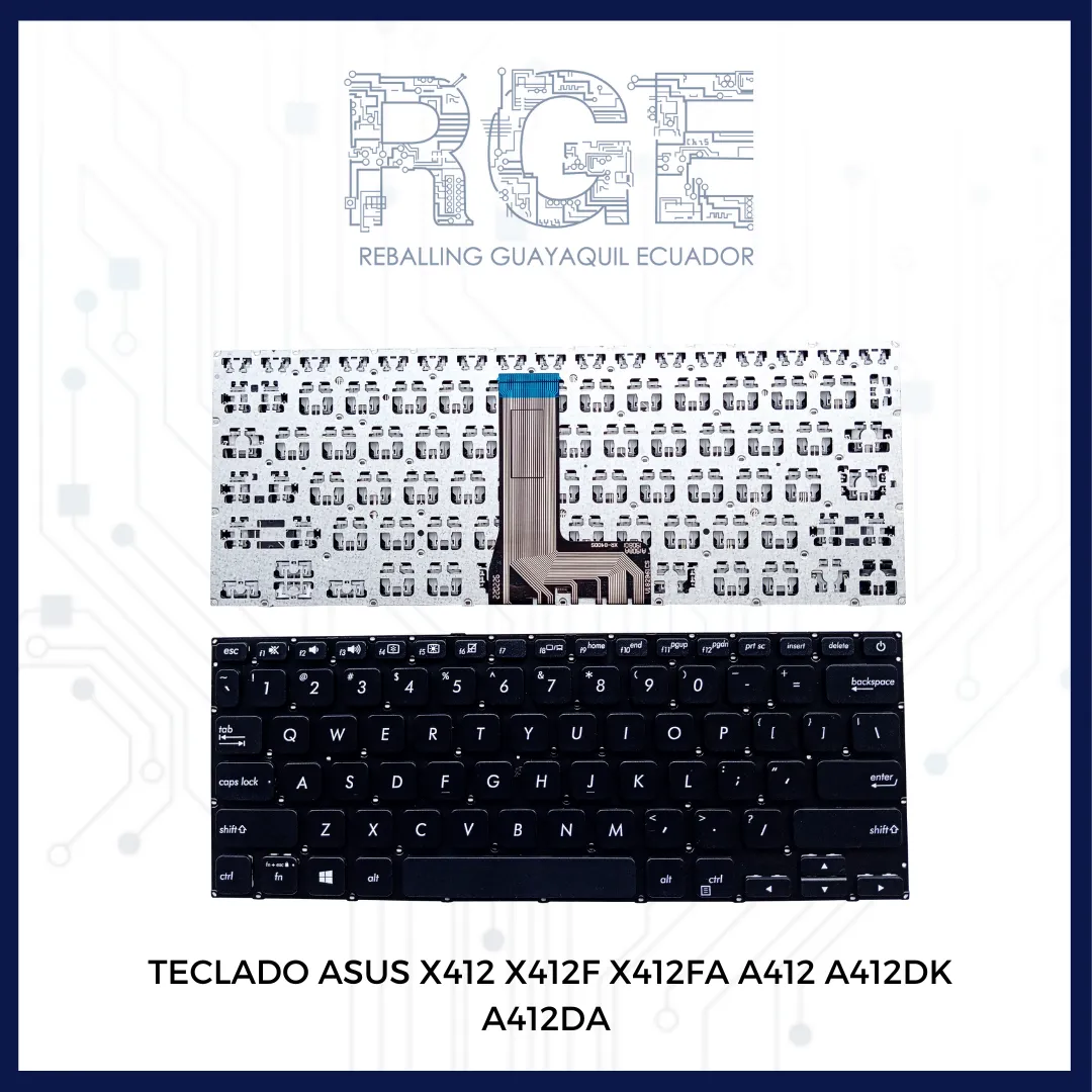 TECLADO ASUS X412 X412F X412FA A412 A412DK A412DA