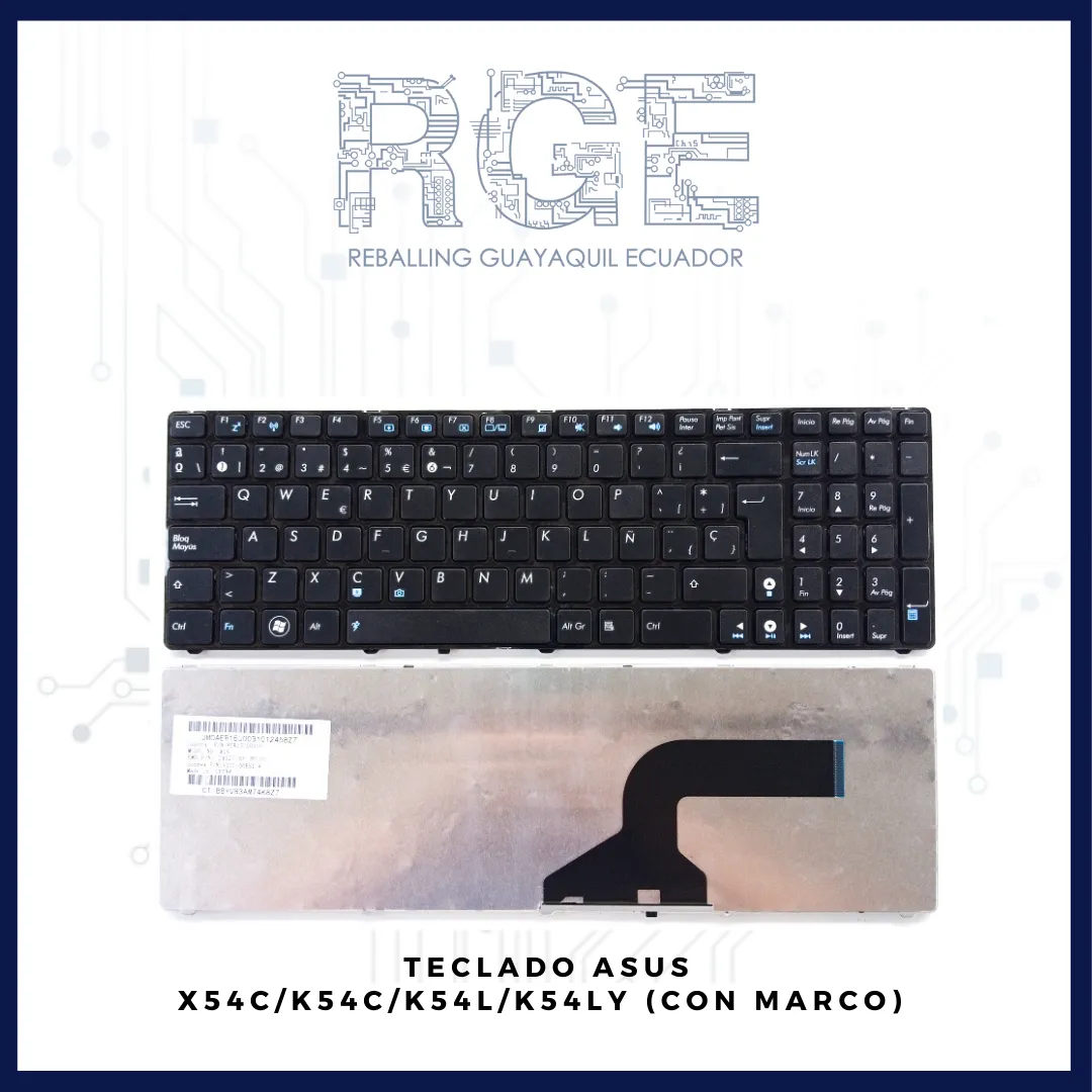 TECLADO ASUS X54C, K54C,K54L, K54LY