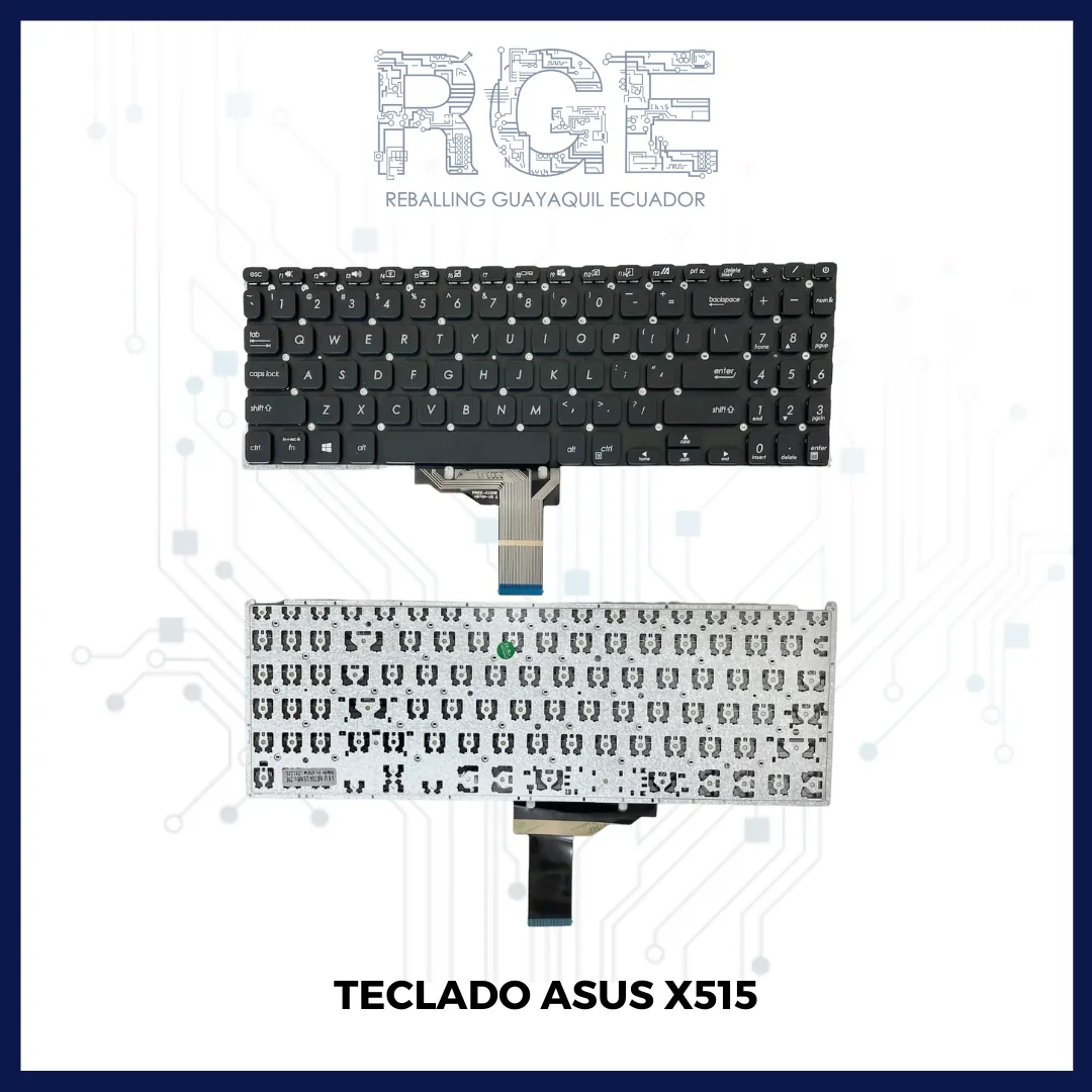 TECLADON ASUS X515 X15E X515MA X515J X515JA CON BOTON POWER