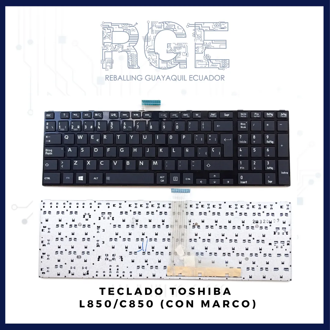 TECLADO TOSHIBA L850, C850