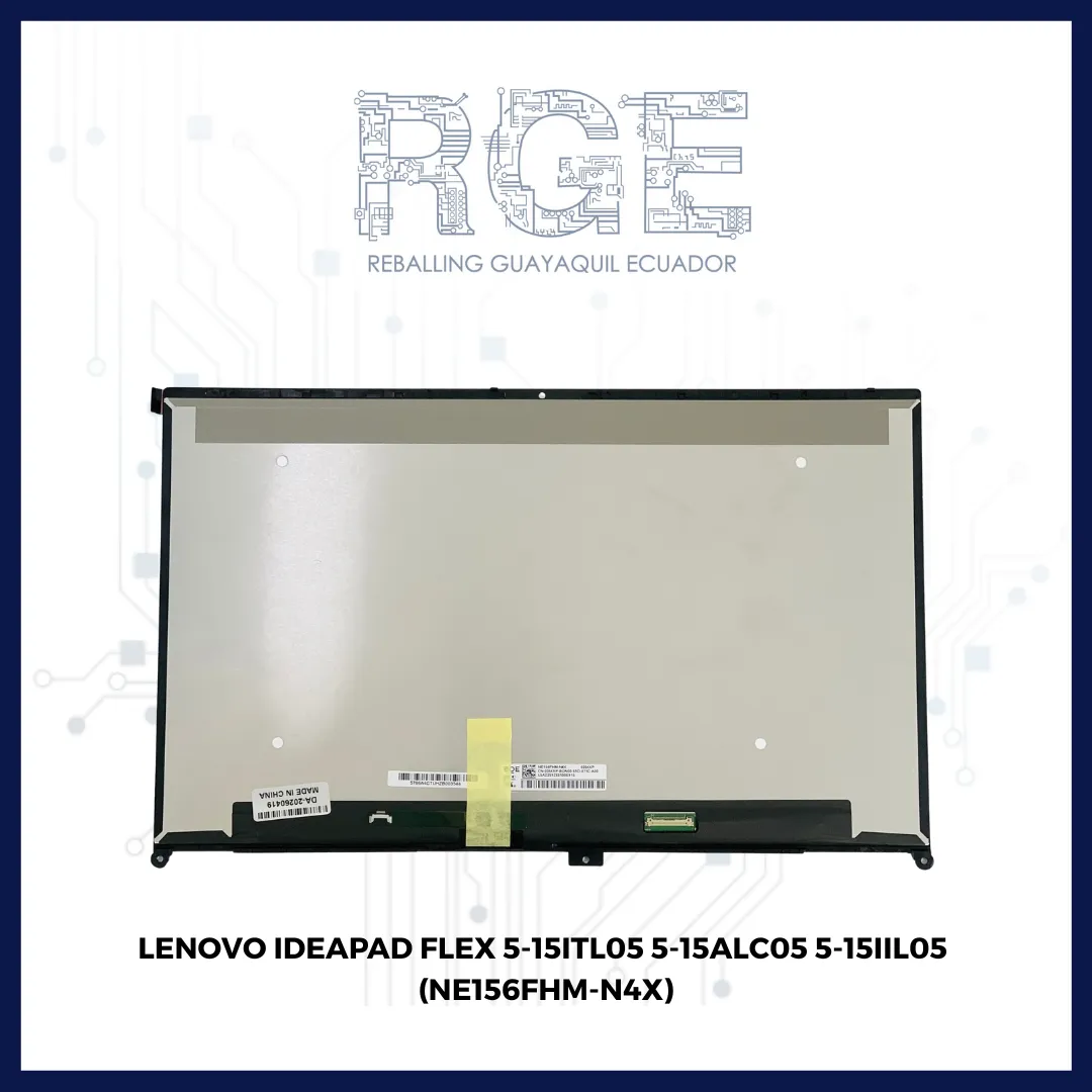 PANTALLA CON DIGITALIZADOR TÁCTIL DE 15.6" PARA LENOVO IDEAPAD FLEX 5-15ITL05 5-15ALC05 5-15IIL05 82