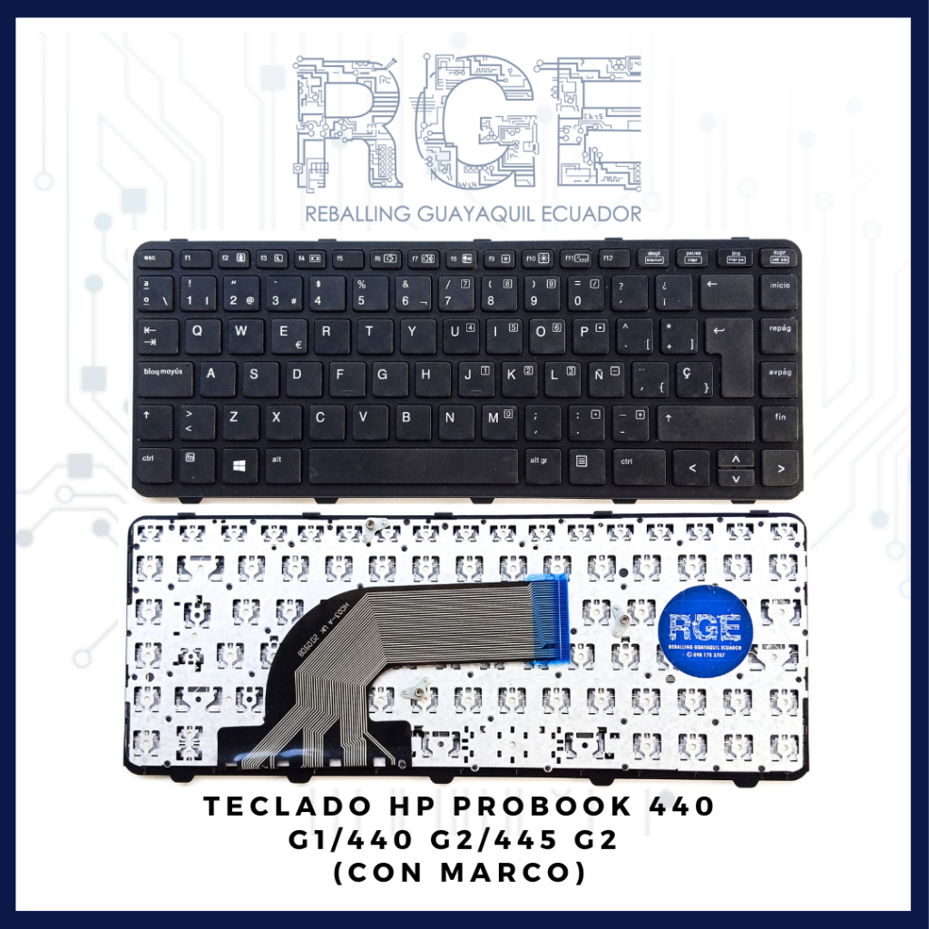 Teclado Para Laptop Hp Probook 440 640 645 G1430 440 445 630 G2440 G0 Reballing Guayaquil 3630