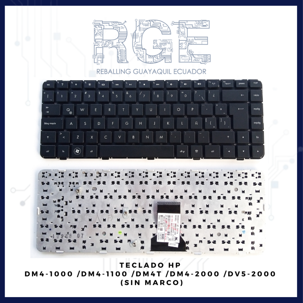 Teclado Para Laptop Hp Dm4 1000dm4 1100dm4tdm4 2000dv5 2000 Reballing Guayaquil 6228