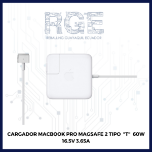 CARGADOR MACBOOK PRO MAGSAFE 1 TIPO «L» 45W 14.5V 3.1A – Reballing Guayaquil
