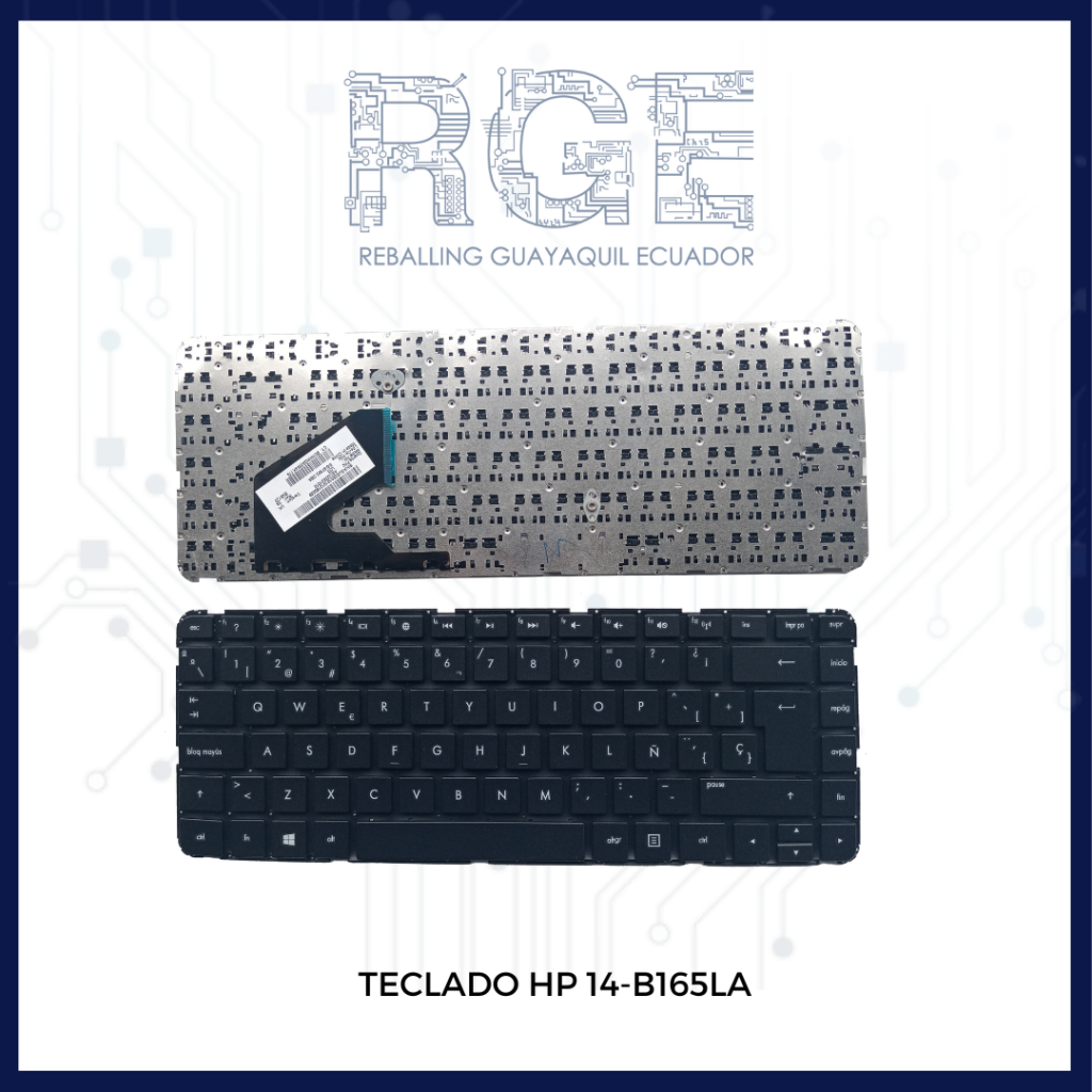 Teclado Para Laptop Hp 14 B 14 B165la 14 B175la 14 B190la 14 B192la