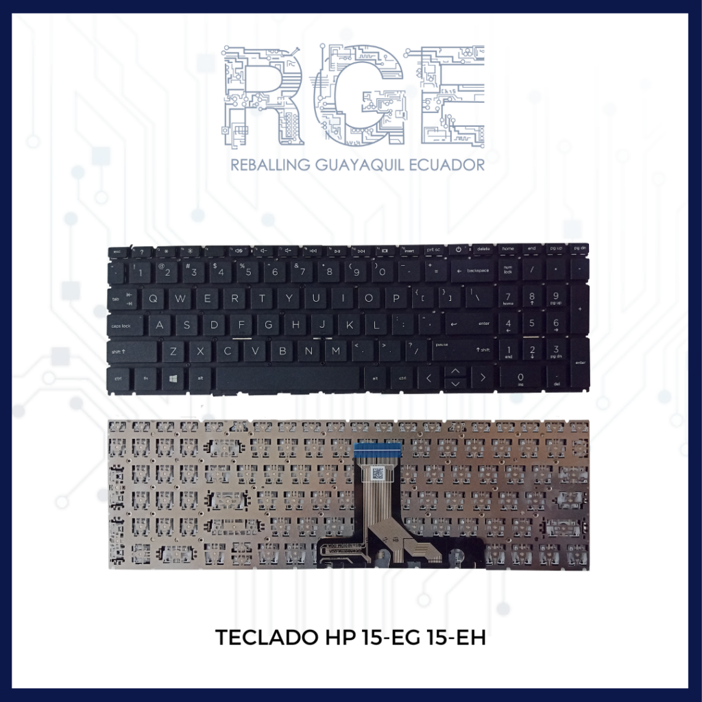 Teclado Para Laptop Hp 15 Eg 15 Eh Reballing Guayaquil